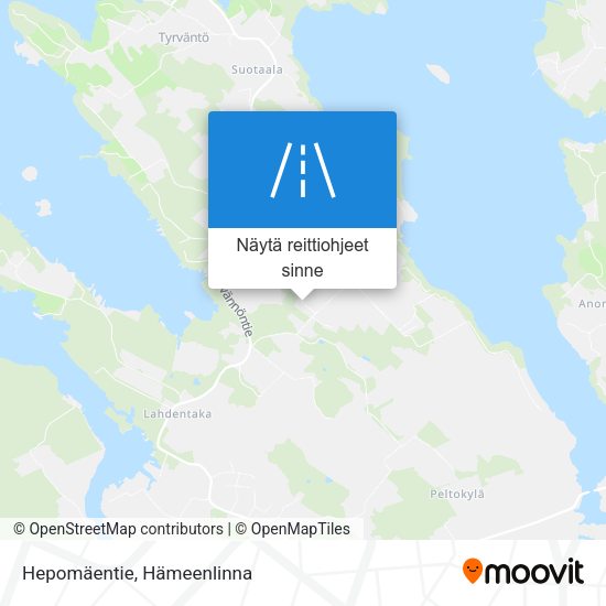 Hepomäentie kartta
