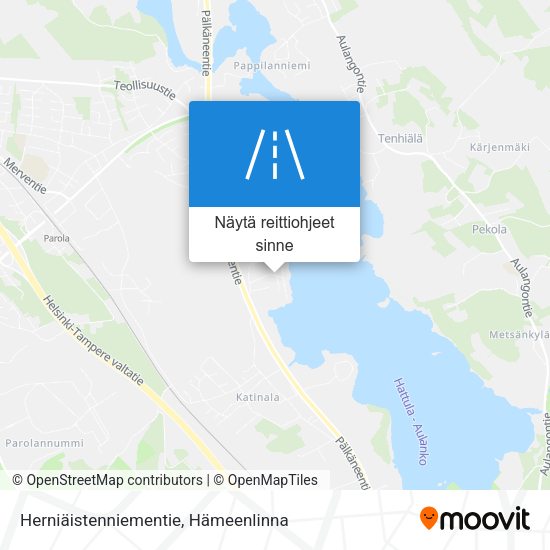 Herniäistenniementie kartta