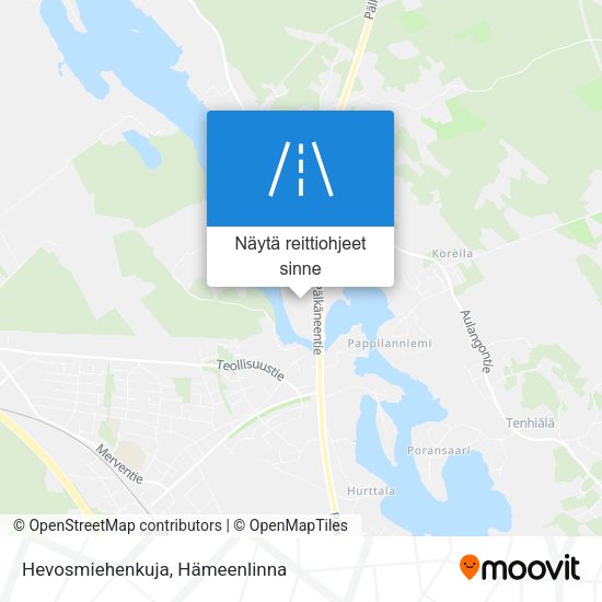 Hevosmiehenkuja kartta