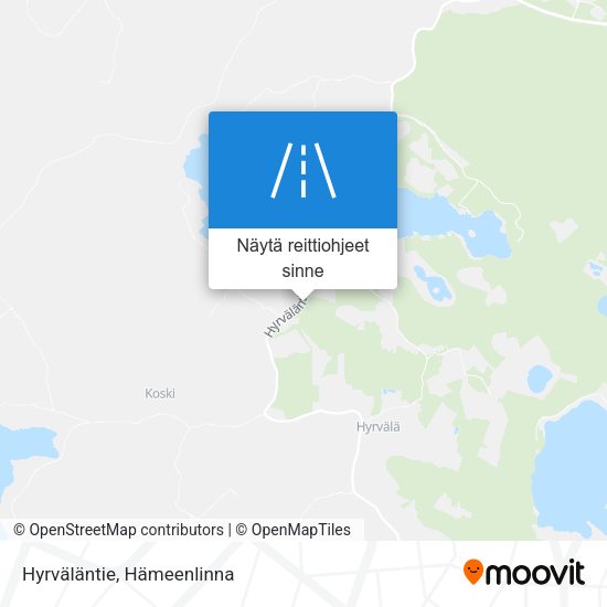 Hyrväläntie kartta