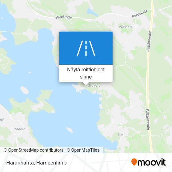 Häränhäntä kartta