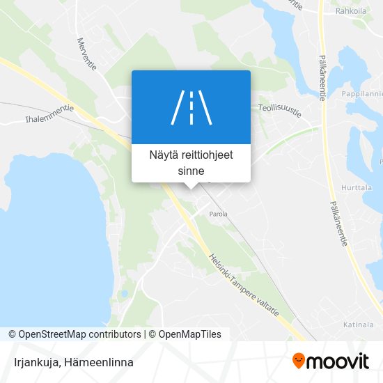 Irjankuja kartta