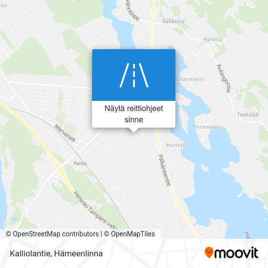 Kalliolantie kartta