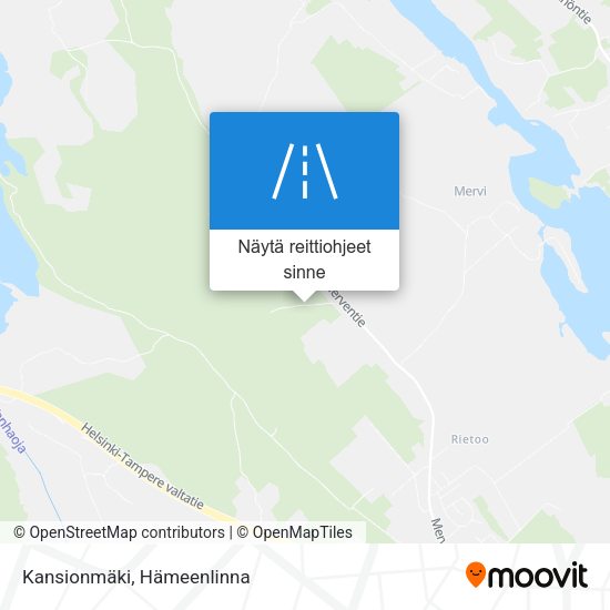 Kansionmäki kartta