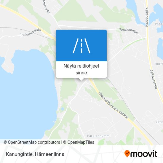 Kanungintie kartta