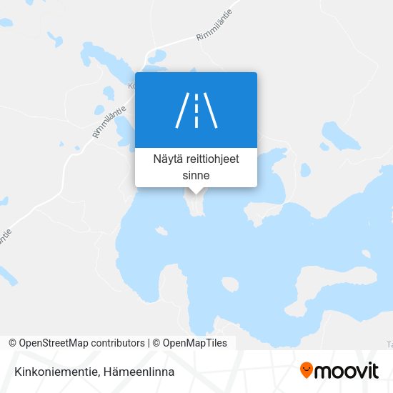 Kinkoniementie kartta