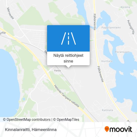 Kinnalanraitti kartta