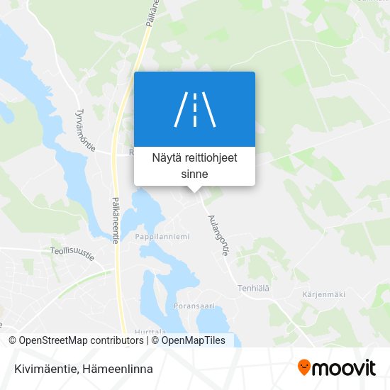 Kivimäentie kartta