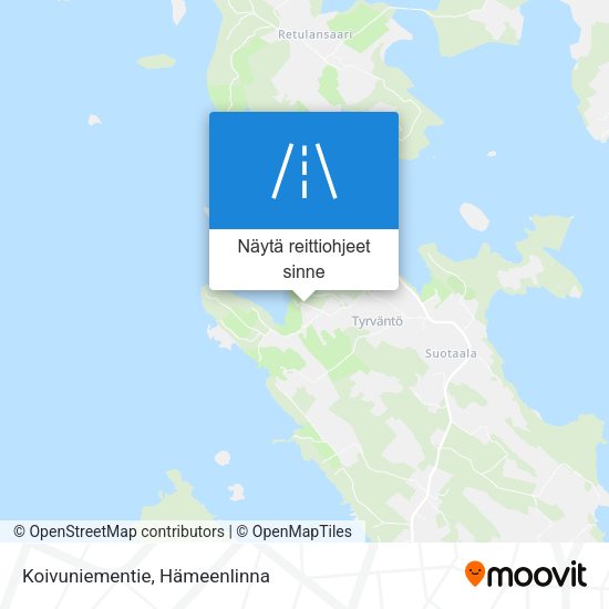 Koivuniementie kartta