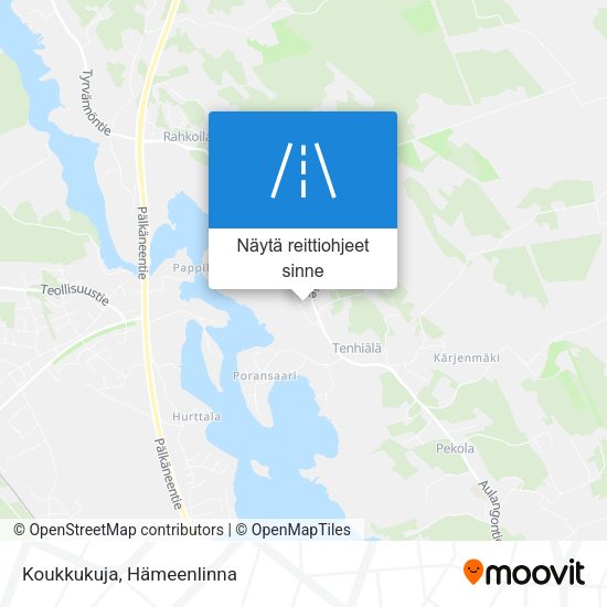 Koukkukuja kartta