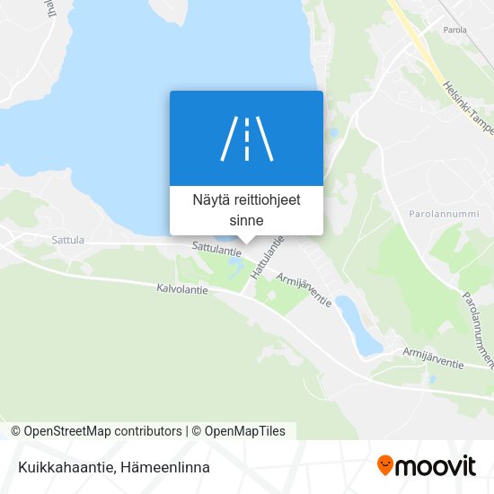 Kuikkahaantie kartta