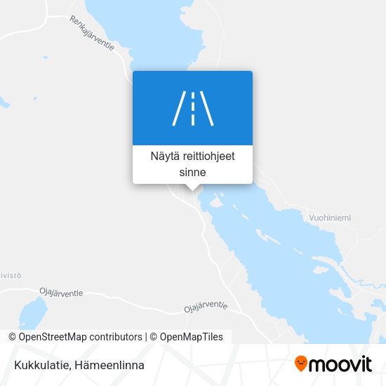 Kukkulatie kartta