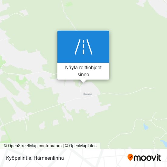 Kyöpelintie kartta