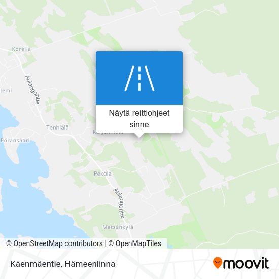 Käenmäentie kartta