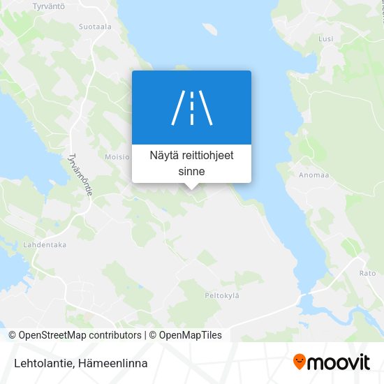 Lehtolantie kartta
