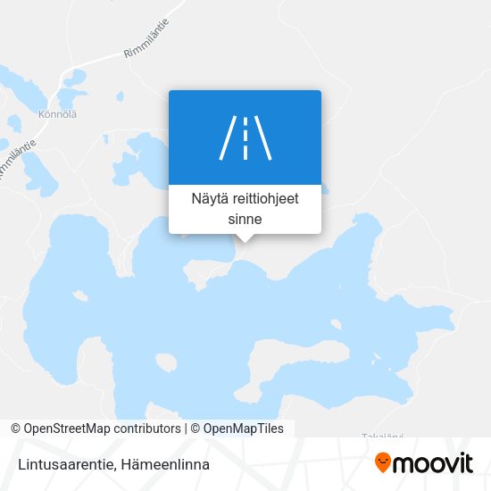 Lintusaarentie kartta