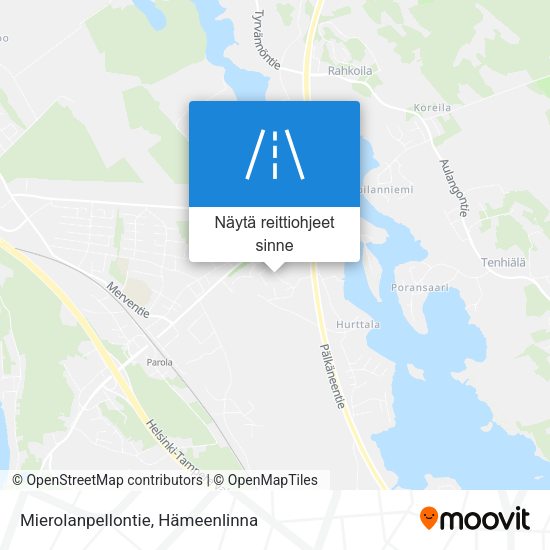 Mierolanpellontie kartta