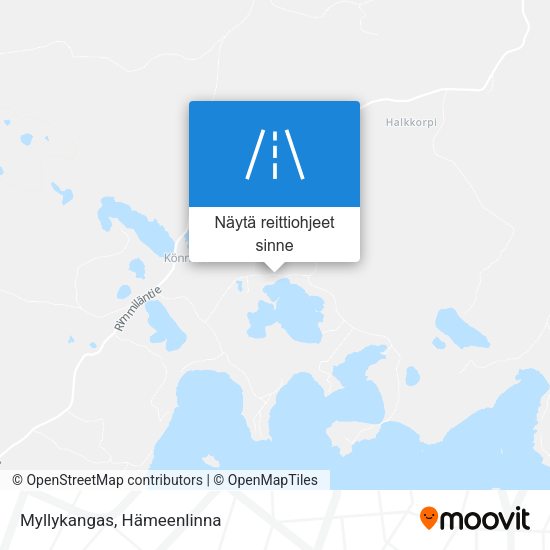 Myllykangas kartta