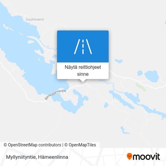 Myllyniityntie kartta