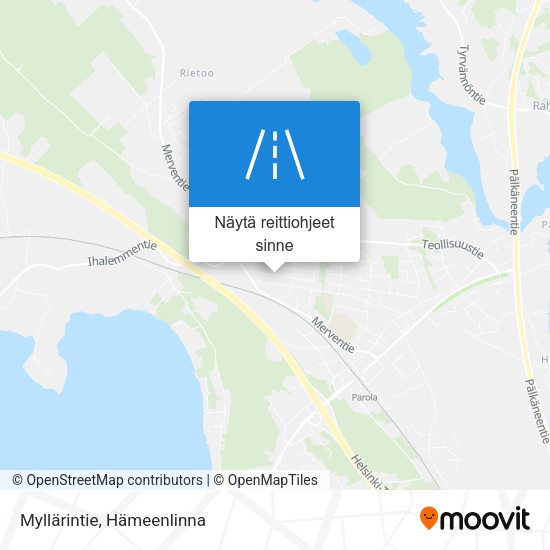 Myllärintie kartta