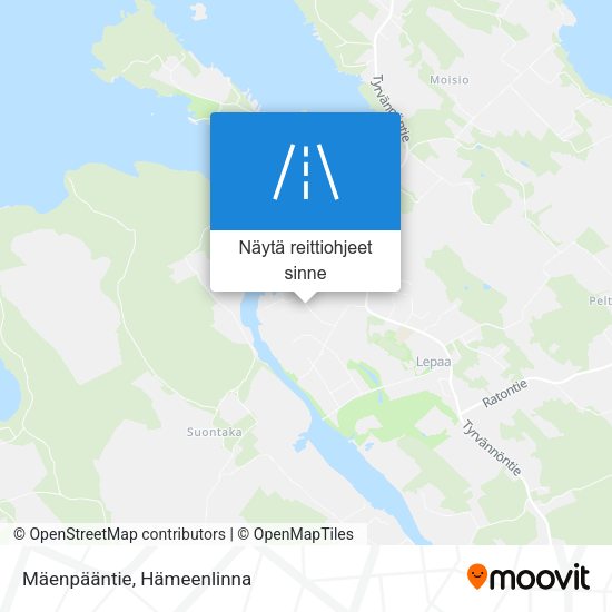 Mäenpääntie kartta