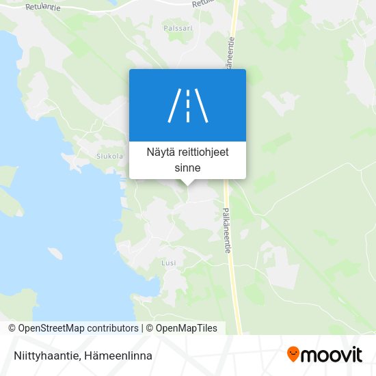 Niittyhaantie kartta