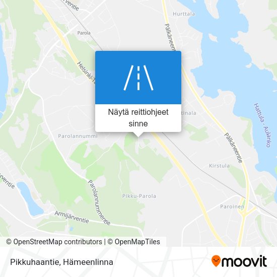 Pikkuhaantie kartta