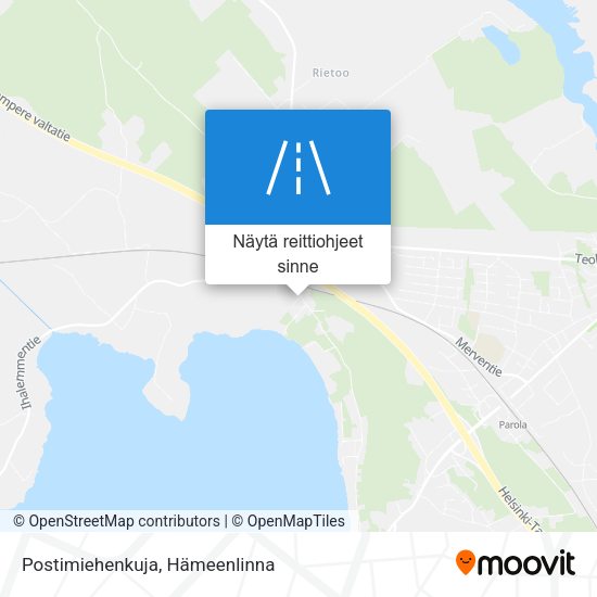 Postimiehenkuja kartta