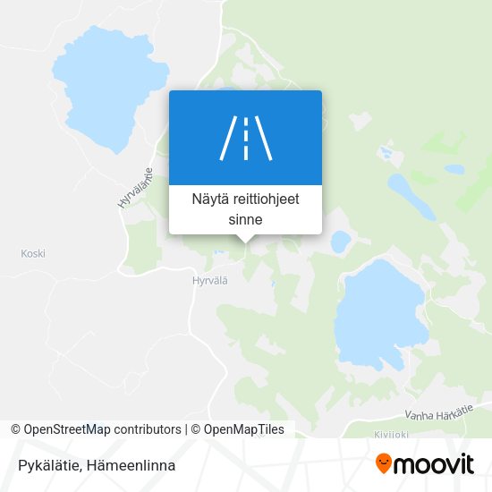 Pykälätie kartta