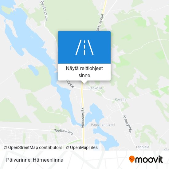 Päivärinne kartta
