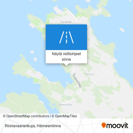 Riistavaarankuja kartta