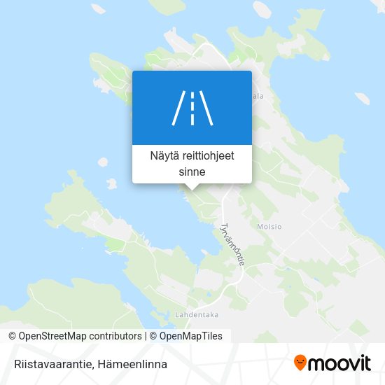 Riistavaarantie kartta