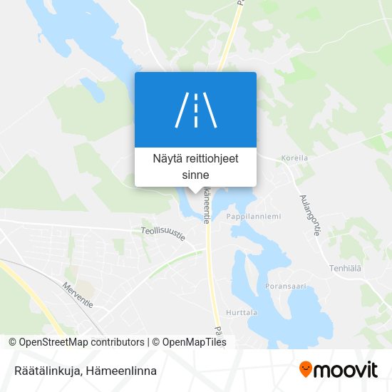 Räätälinkuja kartta