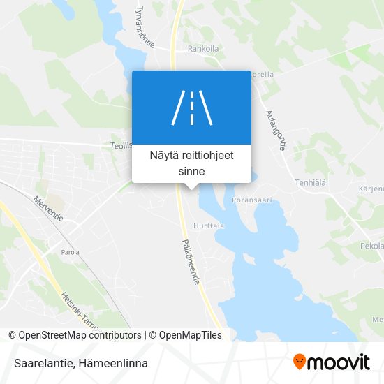 Saarelantie kartta
