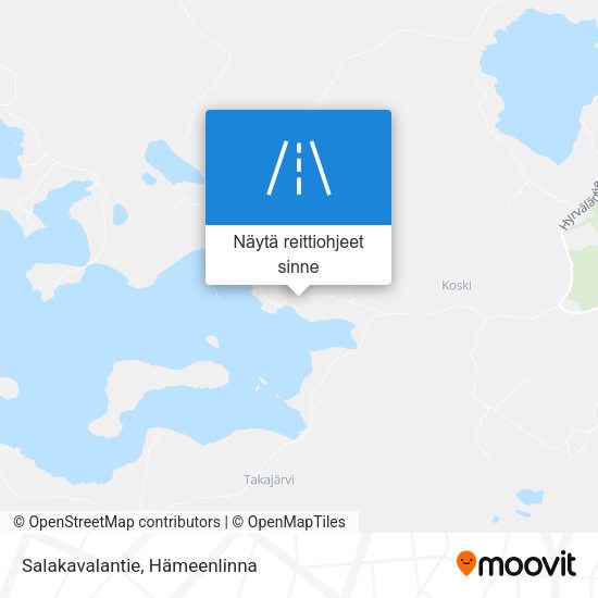 Salakavalantie kartta