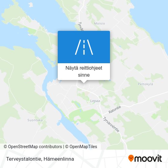 Terveystalontie kartta