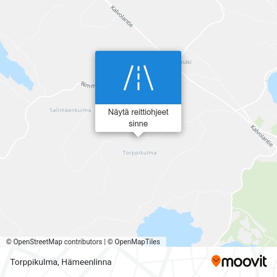 Torppikulma kartta