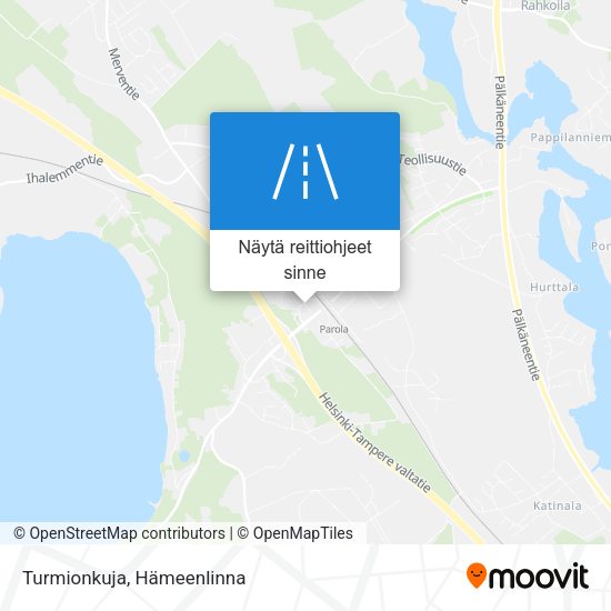 Turmionkuja kartta