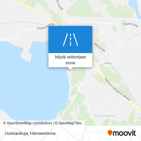 Uutelankuja kartta