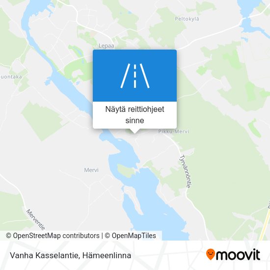Vanha Kasselantie kartta