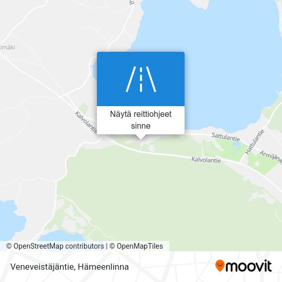Veneveistäjäntie kartta