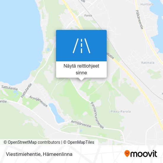 Viestimiehentie kartta