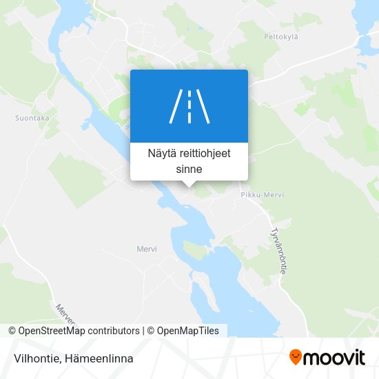 Vilhontie kartta