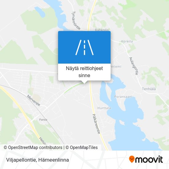 Viljapellontie kartta