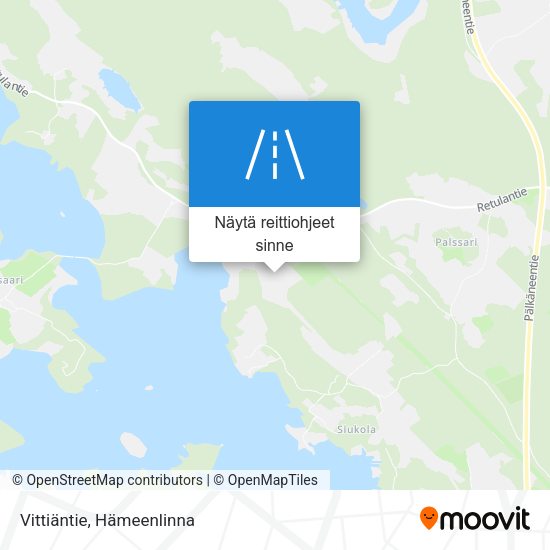 Vittiäntie kartta