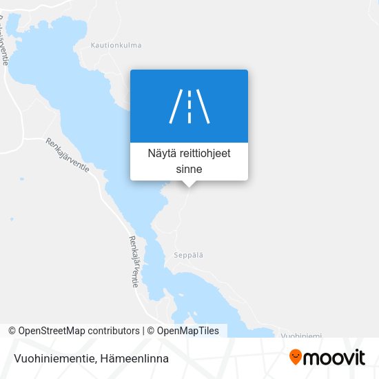 Vuohiniementie kartta