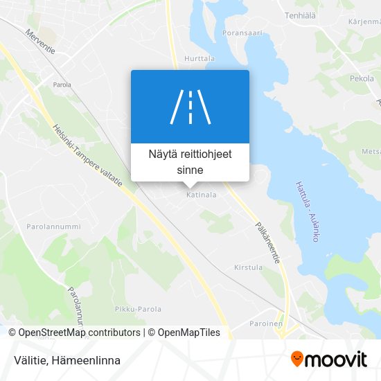 Välitie kartta