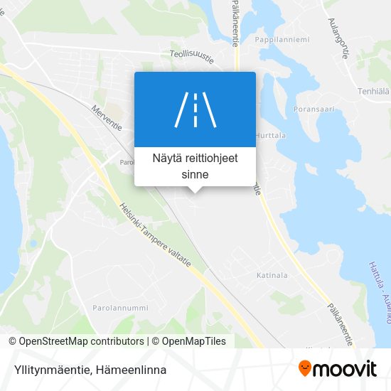 Yllitynmäentie kartta