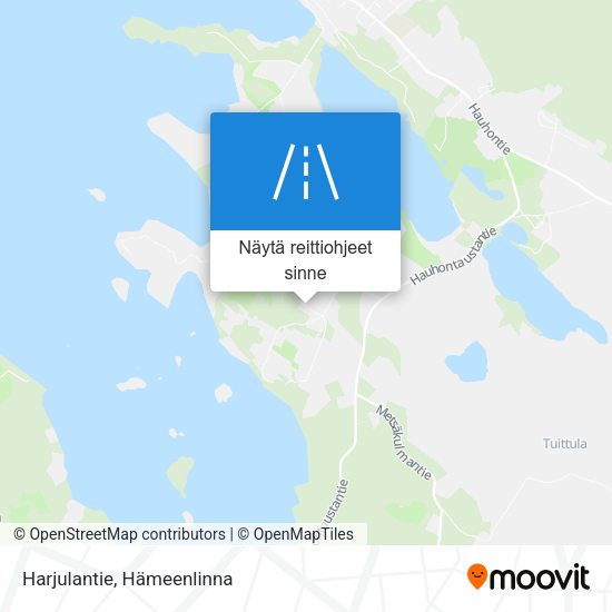 Harjulantie kartta