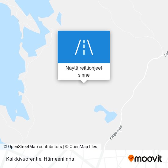 Kalkkivuorentie kartta